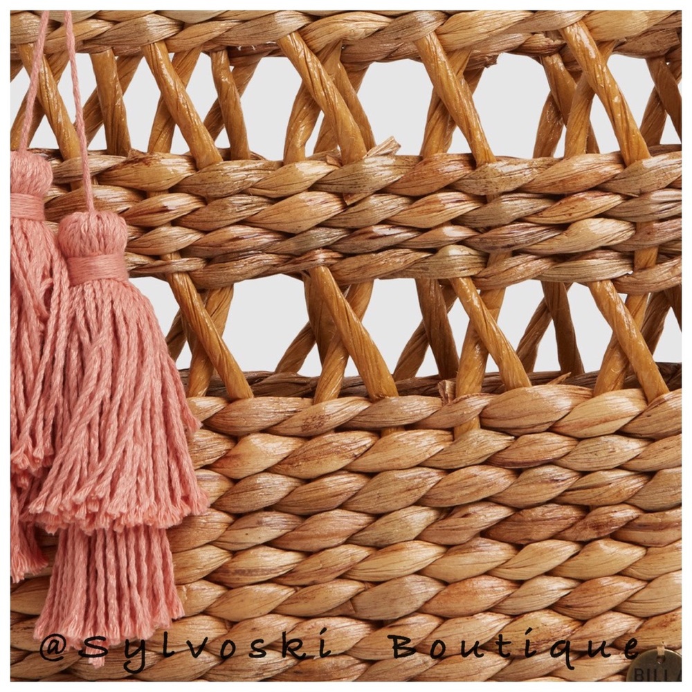 🔥Billabong Wild Heart Beige Woven Handbag NWT - Picture 5 of 8